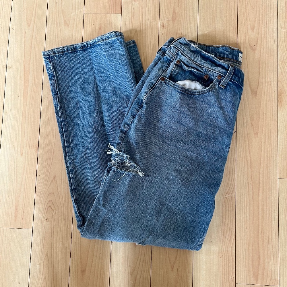 Abercrombie & Fitch "The 90s Baggy" Low Rise Jeans